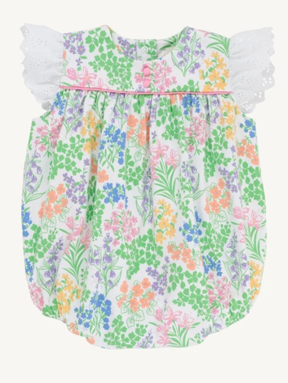 Beaufort Bonnet Angel Eyelet Sleeve Blythe Bubble Gaston Street Garden 2T TBBC